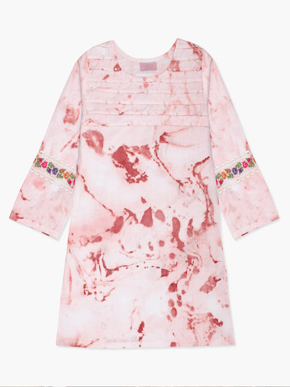 Girls Kurti (Top) By Velvour ART# VG54 Pink