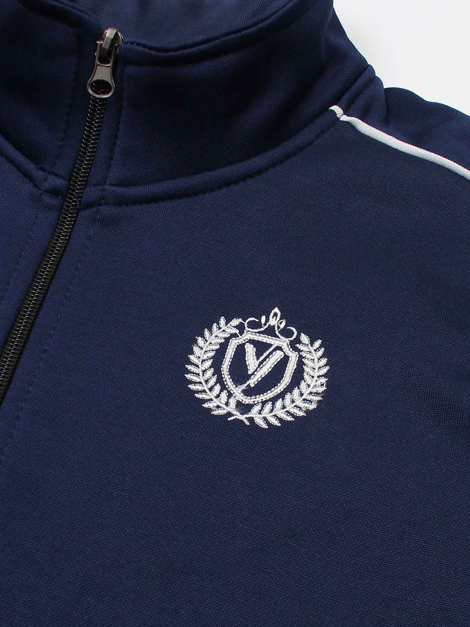 Mock Neck Tracksuit For Boys & Girls, Poly Athletic Fleece #VWT012-A