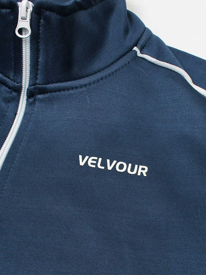 Mock Neck Tracksuit For Boys & Girls Fleece #VWT11-D