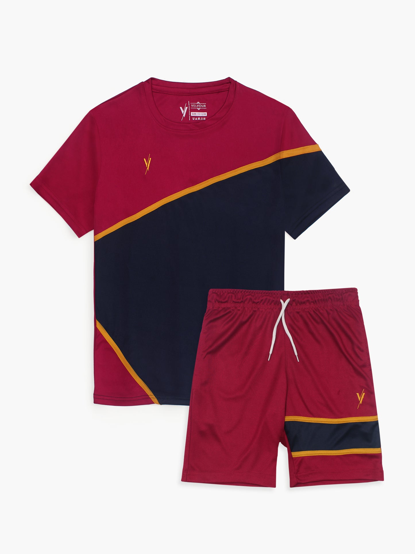 Tracksuit For Boys & Girls Poly athletic Fabric VST57-C