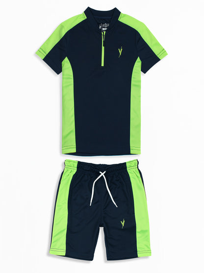 Tracksuit For Boys & Girls Poly athletic Fabric VST54-B