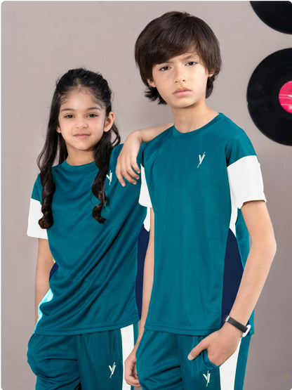 Tracksuit For Boys & Girls Poly athletic Fabric ART #VBTS05-B Zinc