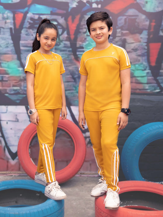 Tracksuit For Boys & Girls Poly athletic Fabric VST52-A