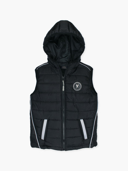 Sleeveless Hooded Puffer For Boys & Girls VJ62-B