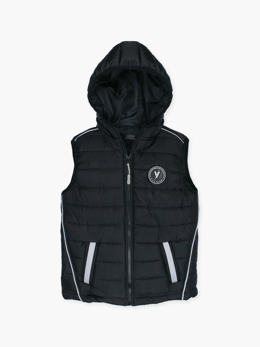 Sleeveless Hooded Puffer For Boys & Girls VJ62-B
