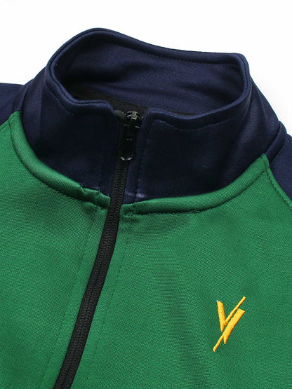 Mock Neck Tracksuit For Boys & Girls, Poly Athletic Fleece #VWT07-C