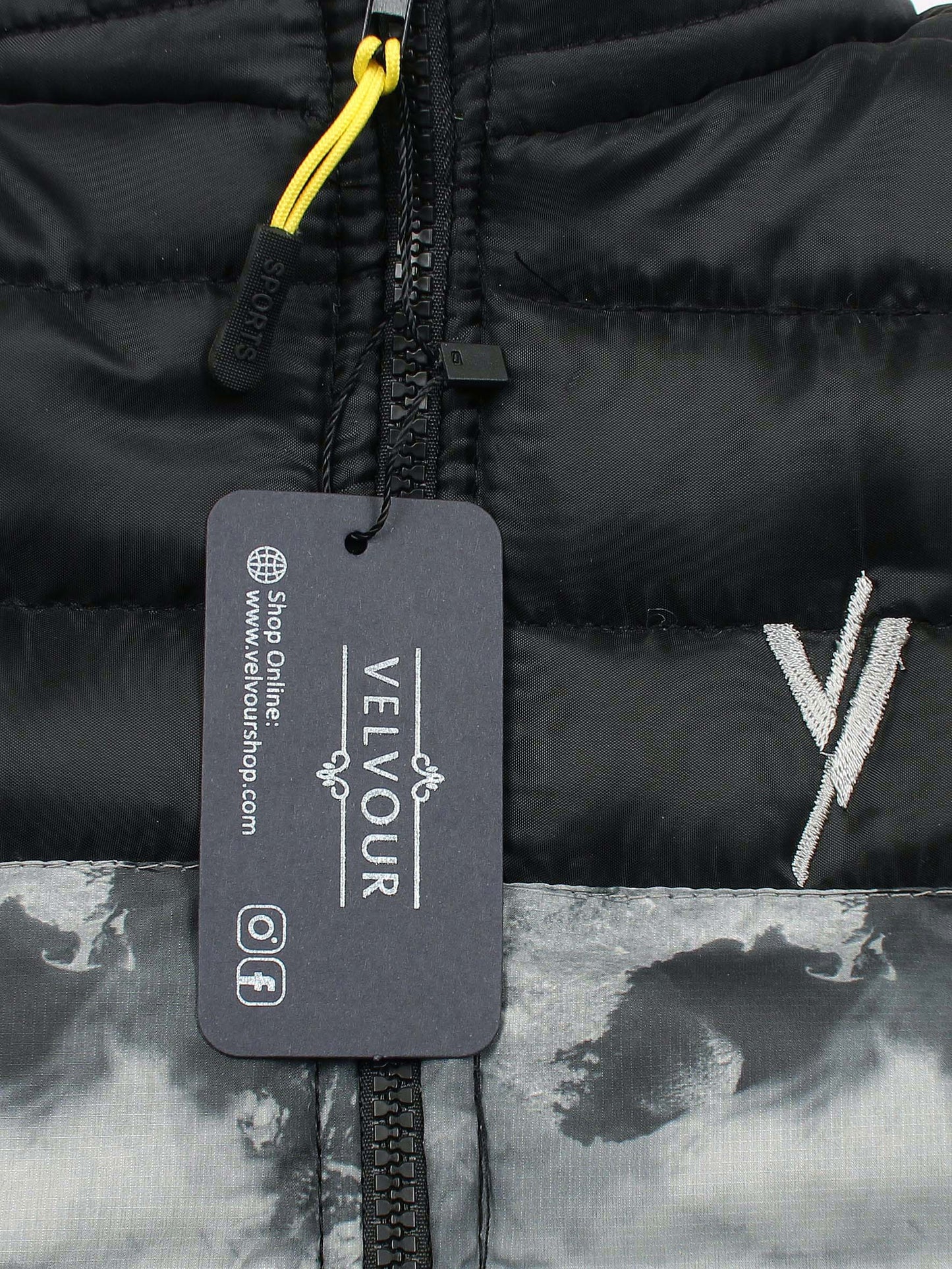 Full Sleeves Puffer Jacket Boys & Girls VJ03 Camouflage Panel