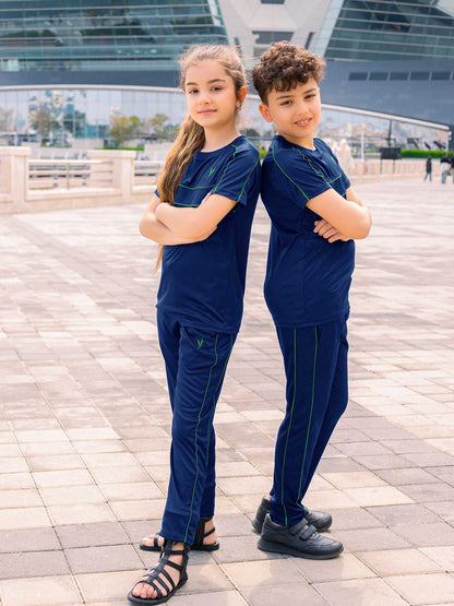 Tracksuit For Boys & Girls Poly athletic Fabric VST46-C