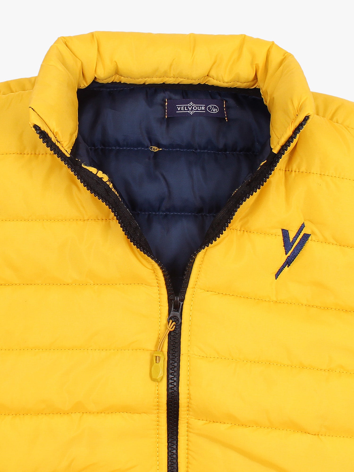 SleeveLess Puffer Jacket Boys & Girls VJ07-A Mustard
