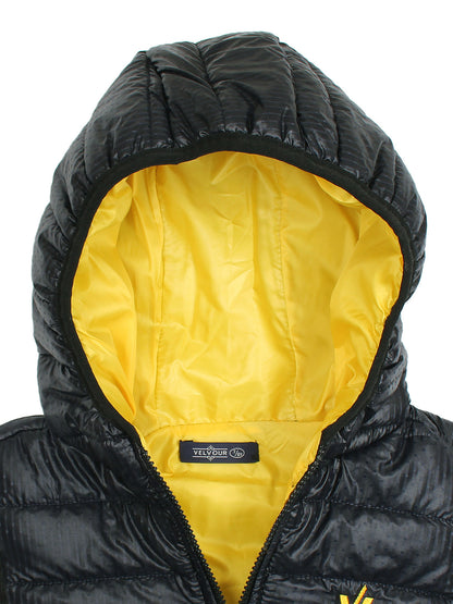 Sleeveless Hooded Puffer Boys & Girls VJ09-A Dark Navy With Lining