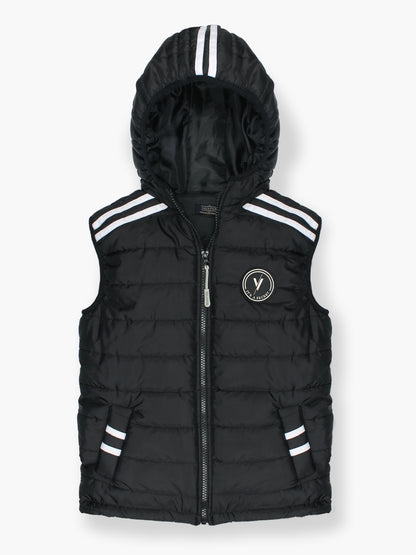 Sleeveless Hooded Puffer For Boys & Girls VJ59-A
