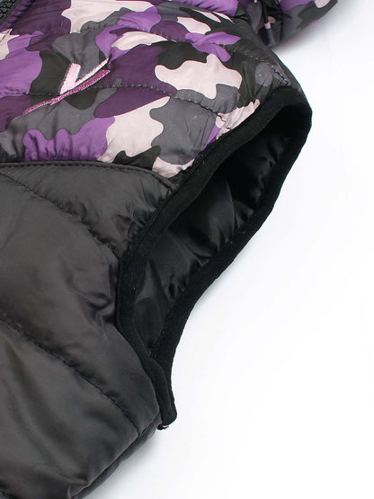 Sleeveless Hooded Puffer Jacket Girls VJ15-BB