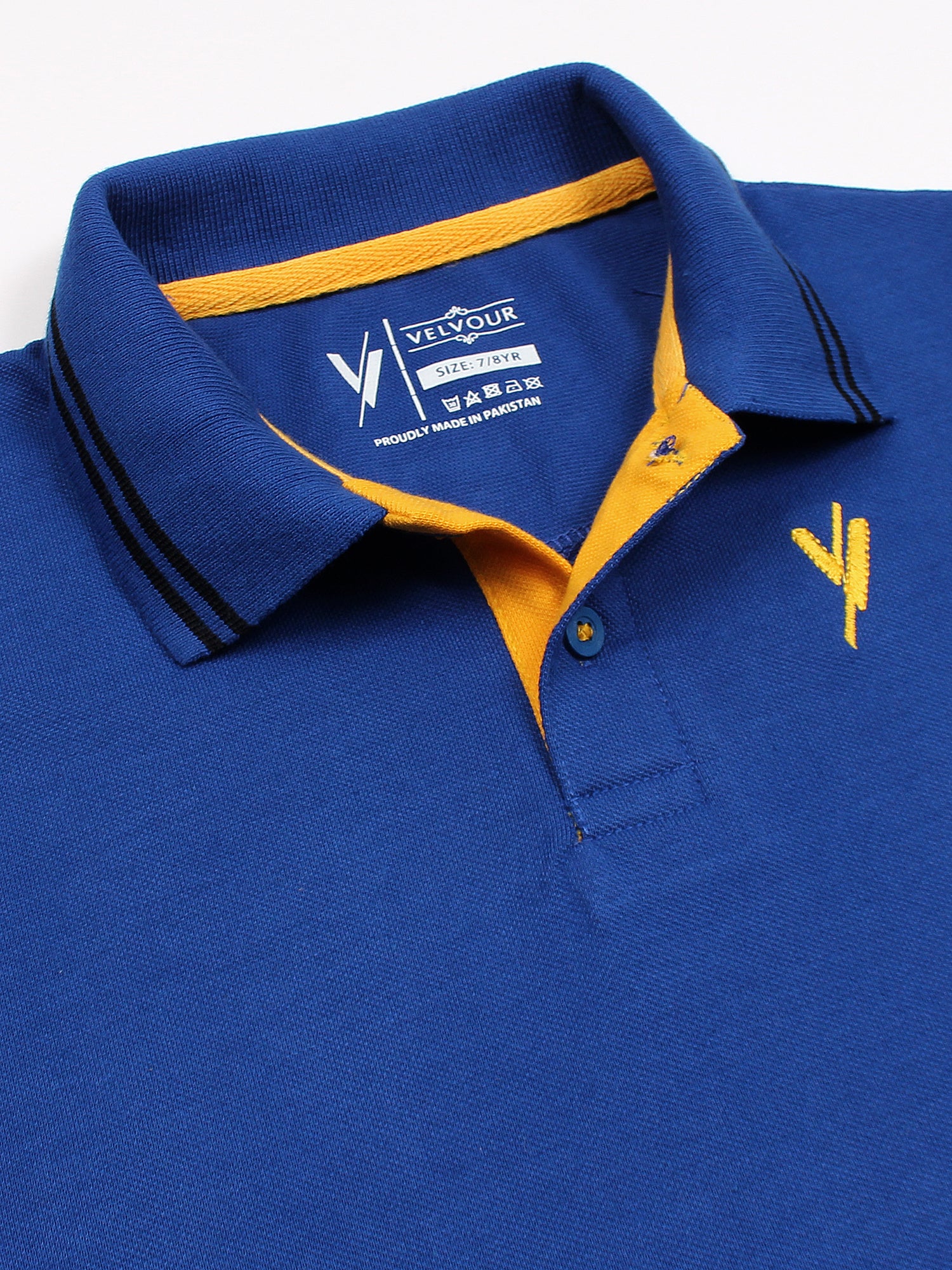 Tipping Collar Plain Polo Shirt VP11-C