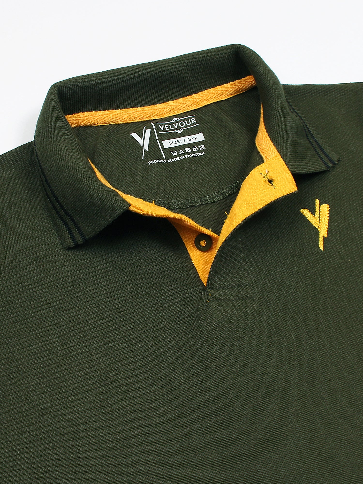 Tipping Collar Plain Polo Shirt VP11-D