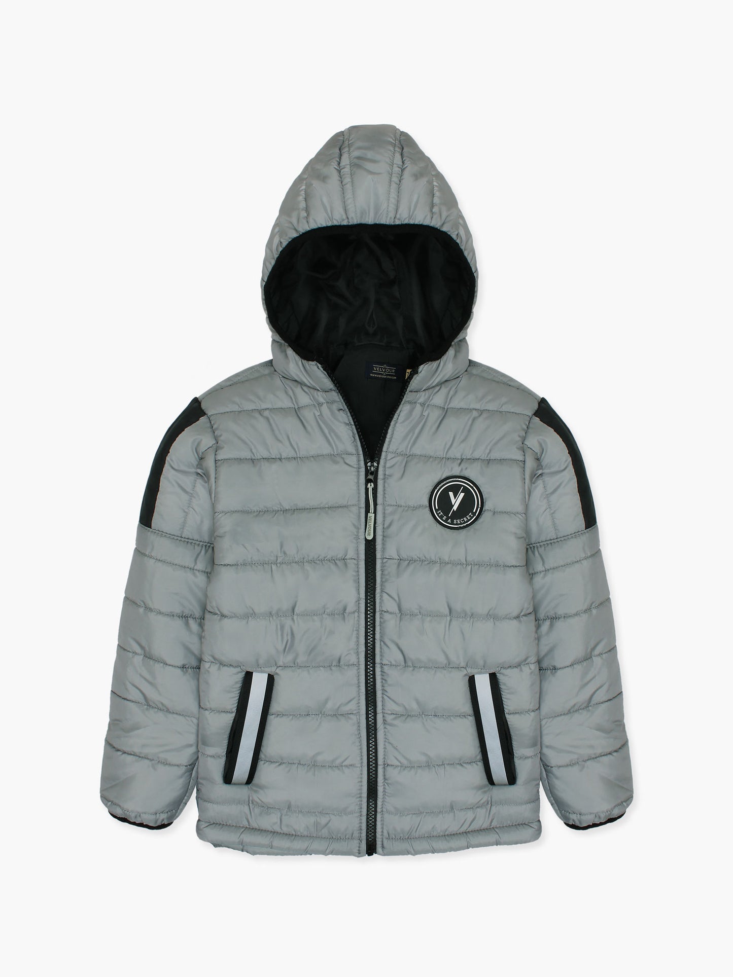 Full Sleeves Hooded Puffer Jacket Boys & Girls VJ63-B
