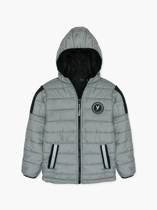 Full Sleeves Hooded Puffer Jacket Boys & Girls VJ63-B