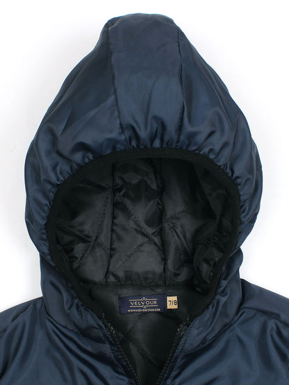 Sleeveless Hooded Puffer For Boys & Girls VJ77-A