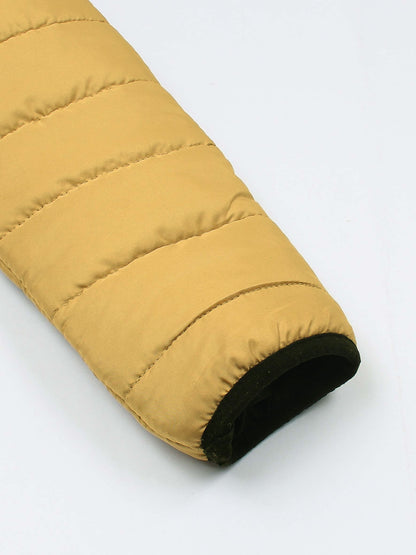 Full Sleeves Puffer Jacket Boys & Girls Dark VJ05 (Tan)