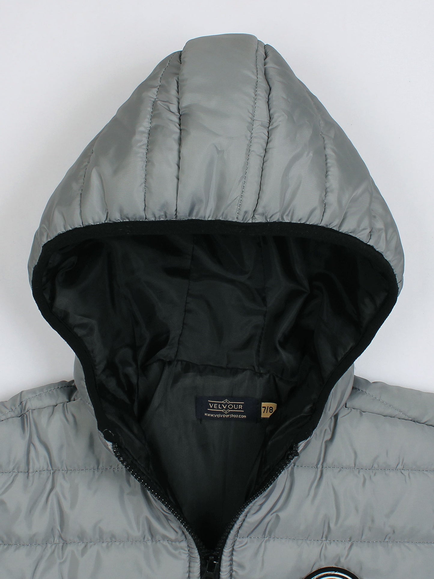 Full Sleeves Hooded Puffer Jacket Boys & Girls VJ63-B