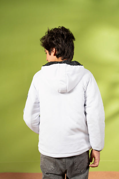 Full Sleeves Hooded Puffer Jacket Boys & Girls VJ79-A