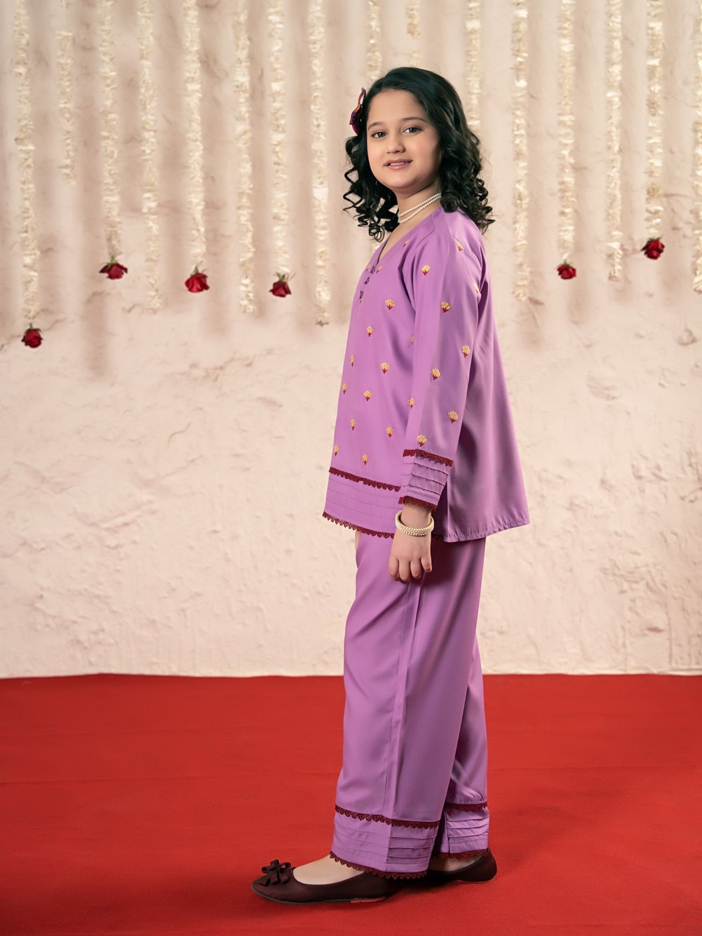 Embridered  Girls Co Ord Set VG180-B