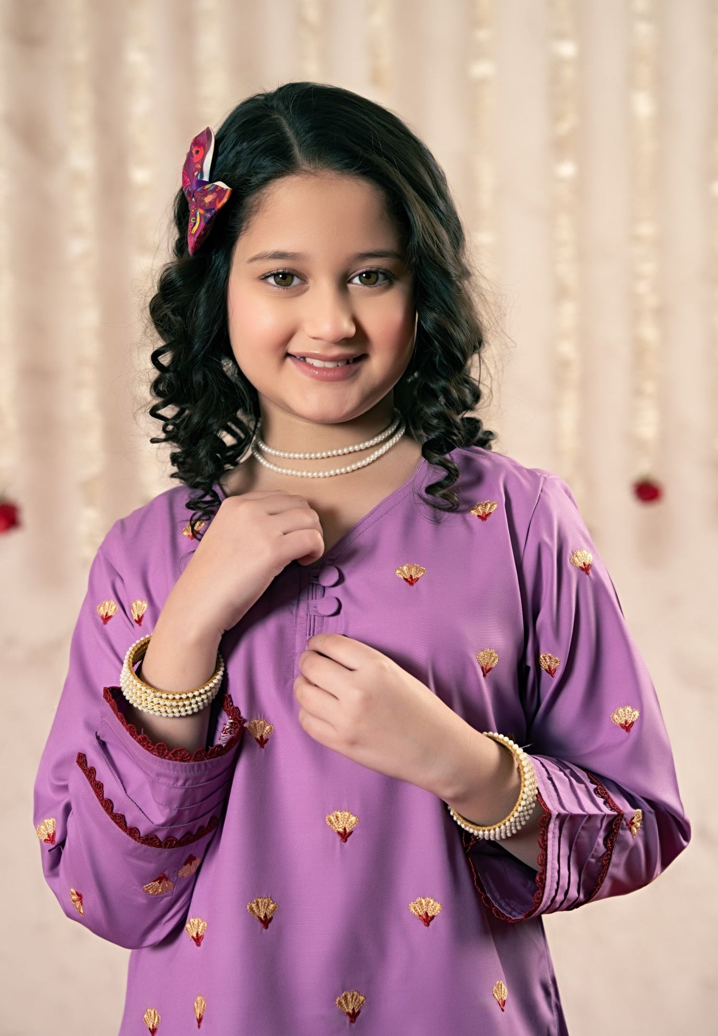 Embridered  Girls Co Ord Set VG180-B