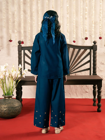 Embroidered Girls Co Ord Set VG190-B