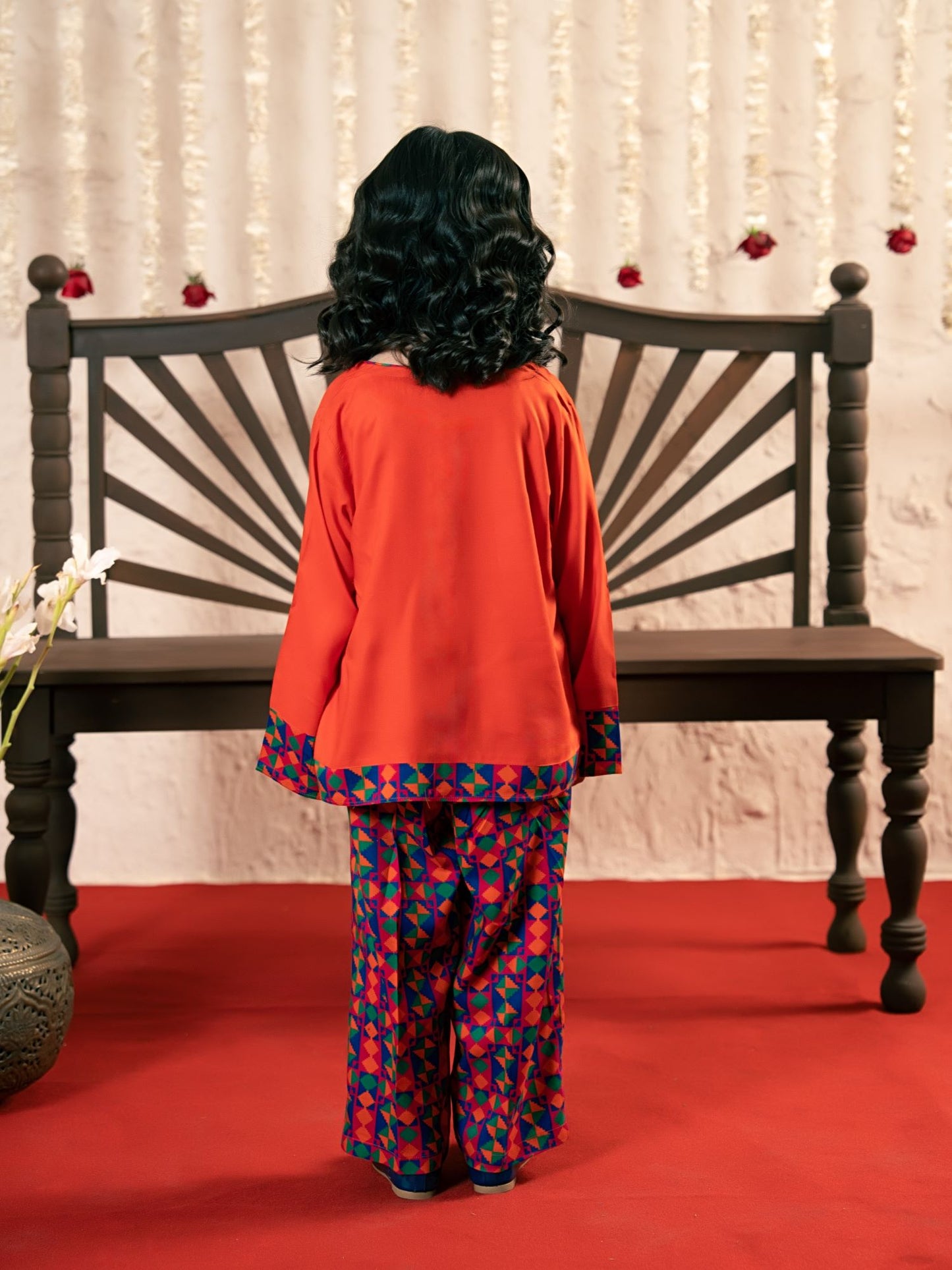 Printed Girls Co Ord Set VG187-A