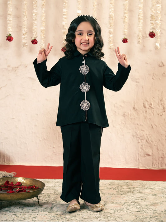 Embridered  Girls Co Ord Set VG182-B