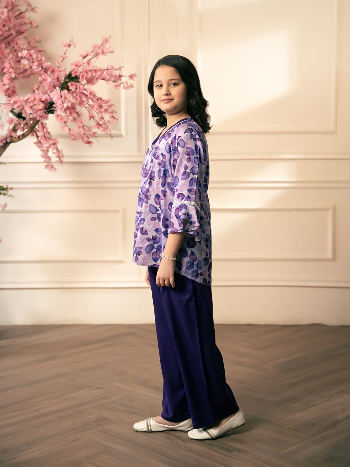 Printed Girls Co Ord Set VG192-A