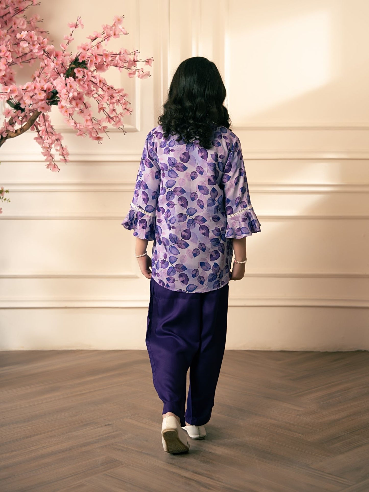 Printed Girls Co Ord Set VG192-A