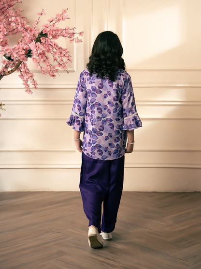 Printed Girls Co Ord Set VG192-A