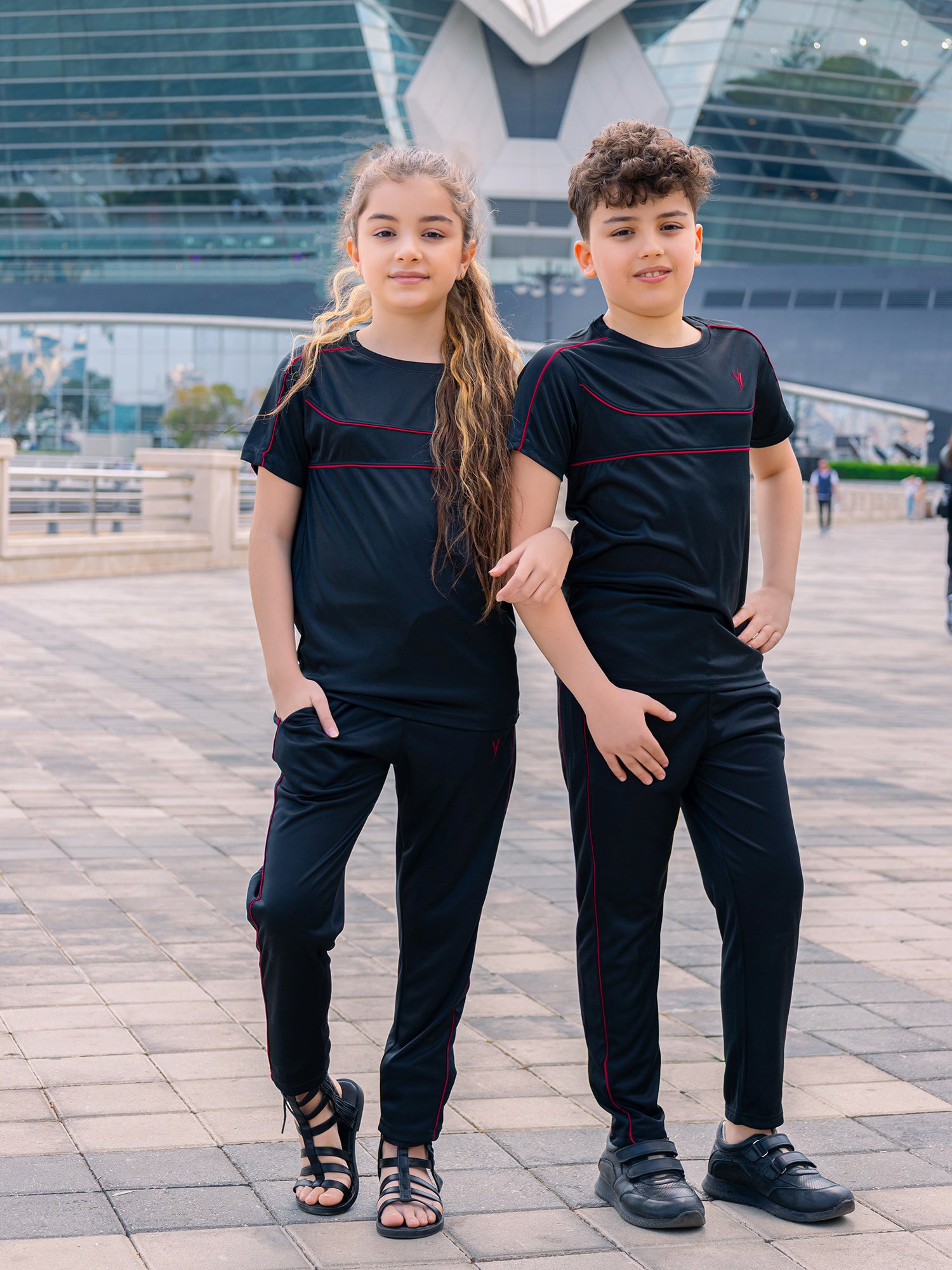 Tracksuit For Boys & Girls Poly athletic Fabric VST46-A