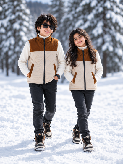 Sleeveless Puffer Jacket Boys & Girls VJ86-A