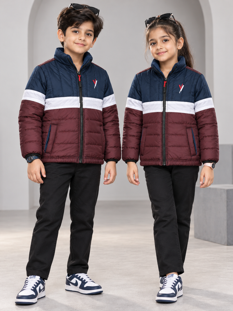 Full Sleeves Puffer Jacket Boys & Girls VJ11