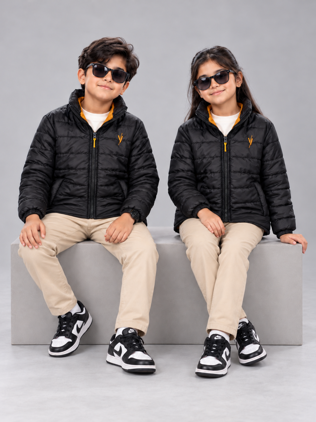 Full Sleeves Puffer Jacket Boys & Girls VJ05-C