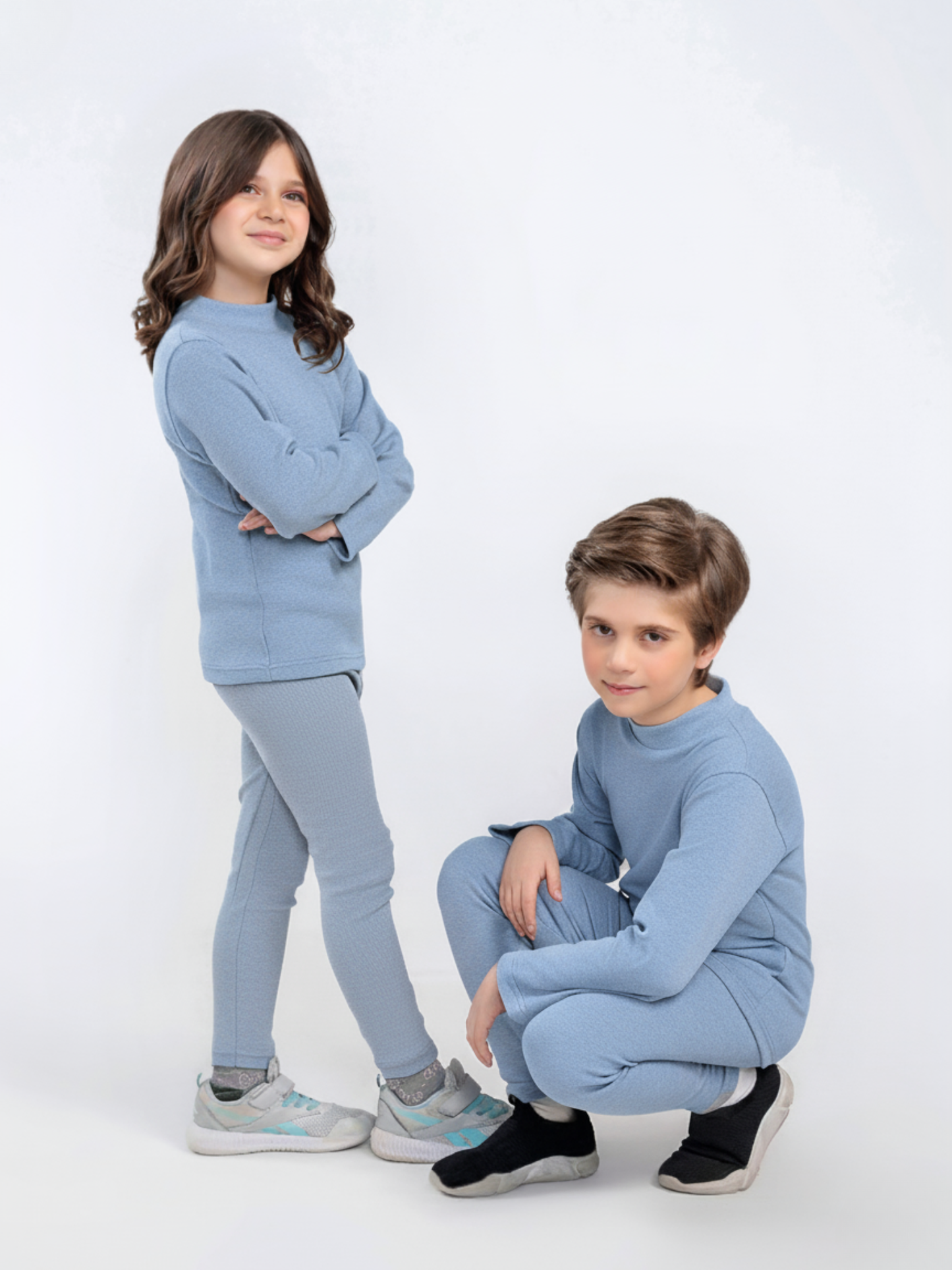 Inner Thermal Suit For Boys & Girls #VIS13 (Sky)