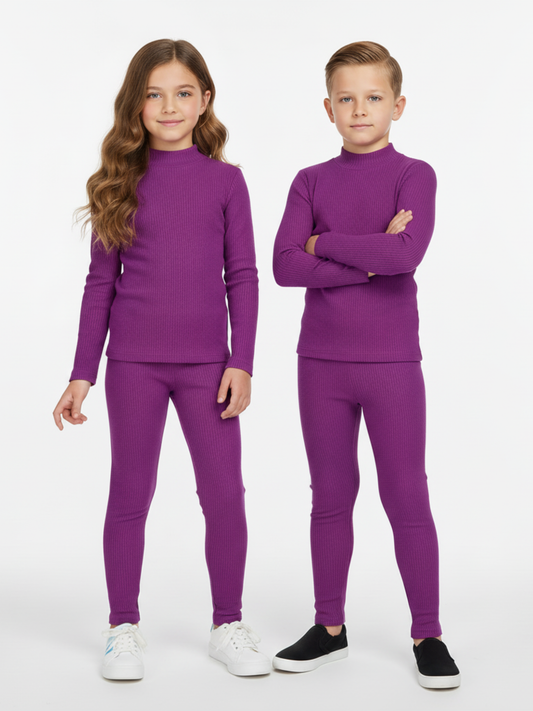 Power stretch ribbed inner suit For Boys & Girls #VIS05-1