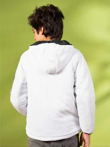 Full Sleeves Hooded Puffer Jacket Boys & Girls VJ79-A