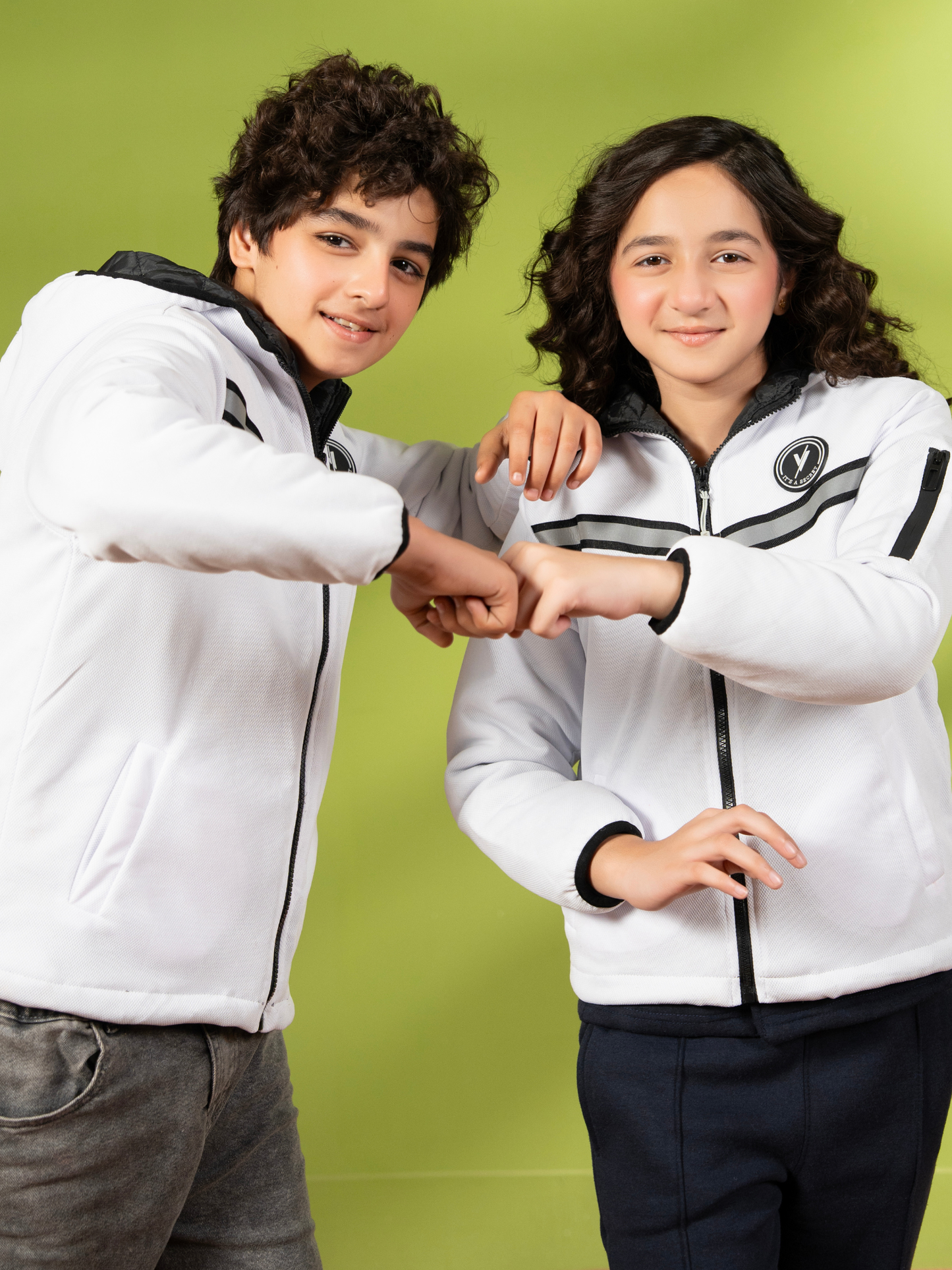 Full Sleeves Hooded Puffer Jacket Boys & Girls VJ79-A