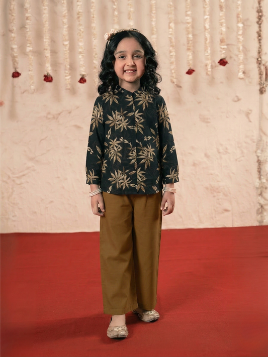 Printed Girls Co Ord Set VG132-B