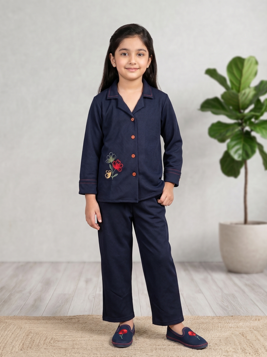 Girls Co Ord Set Embroidered VG217-A
