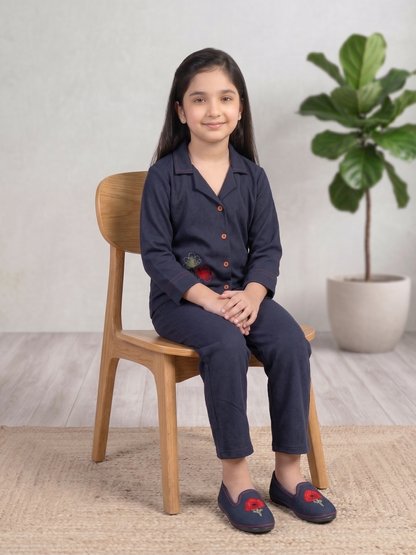 Girls Co Ord Set Embroidered VG217-A