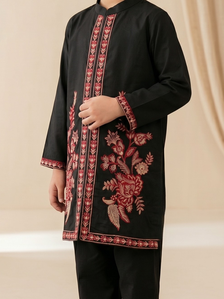 Embroidered Girls Co Ord Set VG210-A
