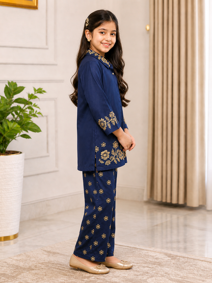 Girls Co Ord Set Printed VG218-A