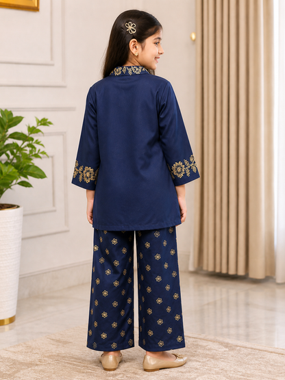Girls Co Ord Set Printed VG218-A