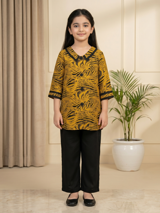 Printed Girls Co Ord Set VG220-A