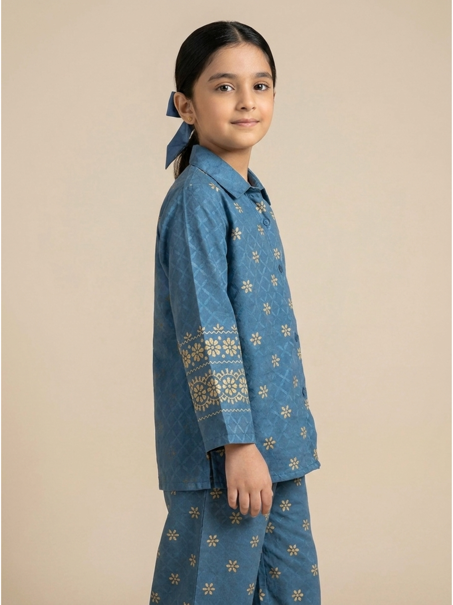 Printed  Girls Co Ord Set VG219-A