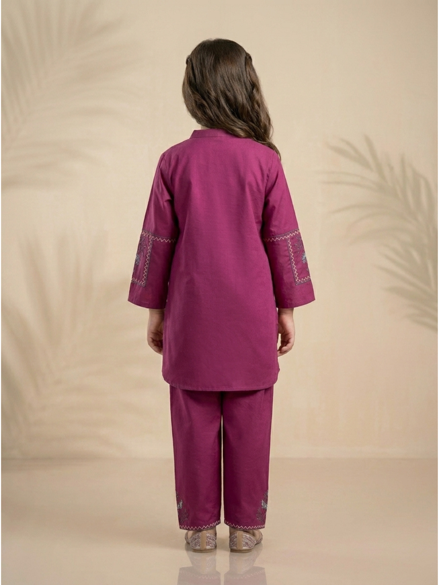 Girls Co Ord Set Embroidered VG209-A