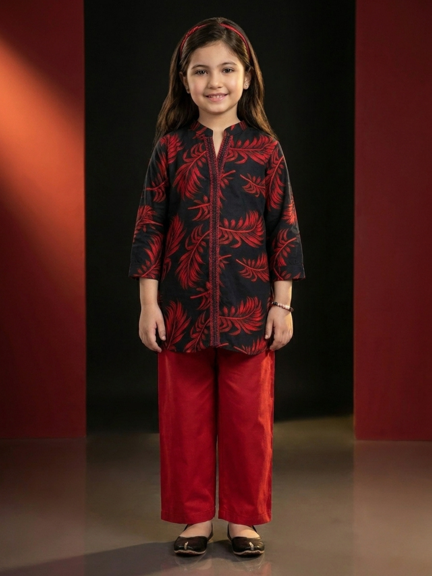 Printed  Girls Co Ord Set VG228-B